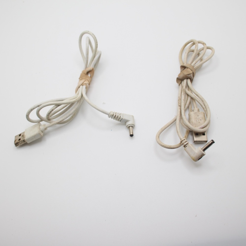 USB to DC 2.5mm Power Cable Charger Cord Lead Lot‎ of 2